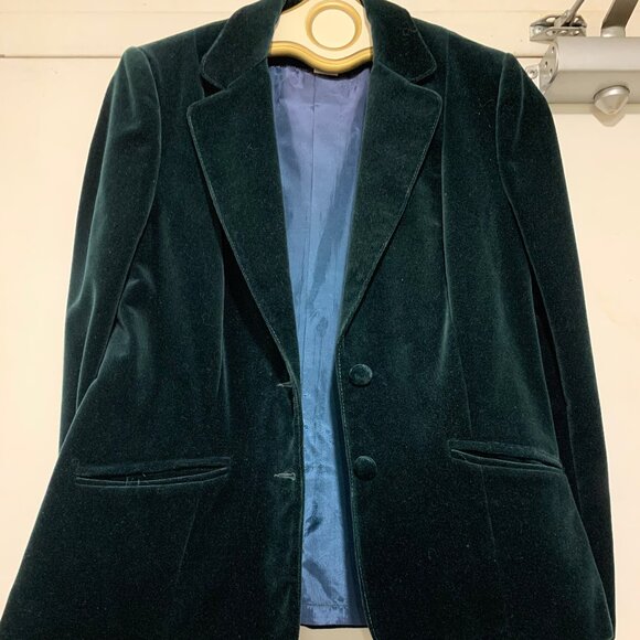 VINTAGE PANT-MAN VELVET FORMAL/CASUAL BLAZER/JACKET SIZE M - Picture 3 of 9